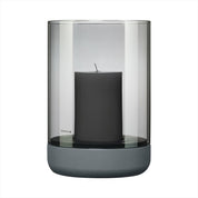 Calma Ljuslykta Large 22,5 cm Steel Grey/Smoke