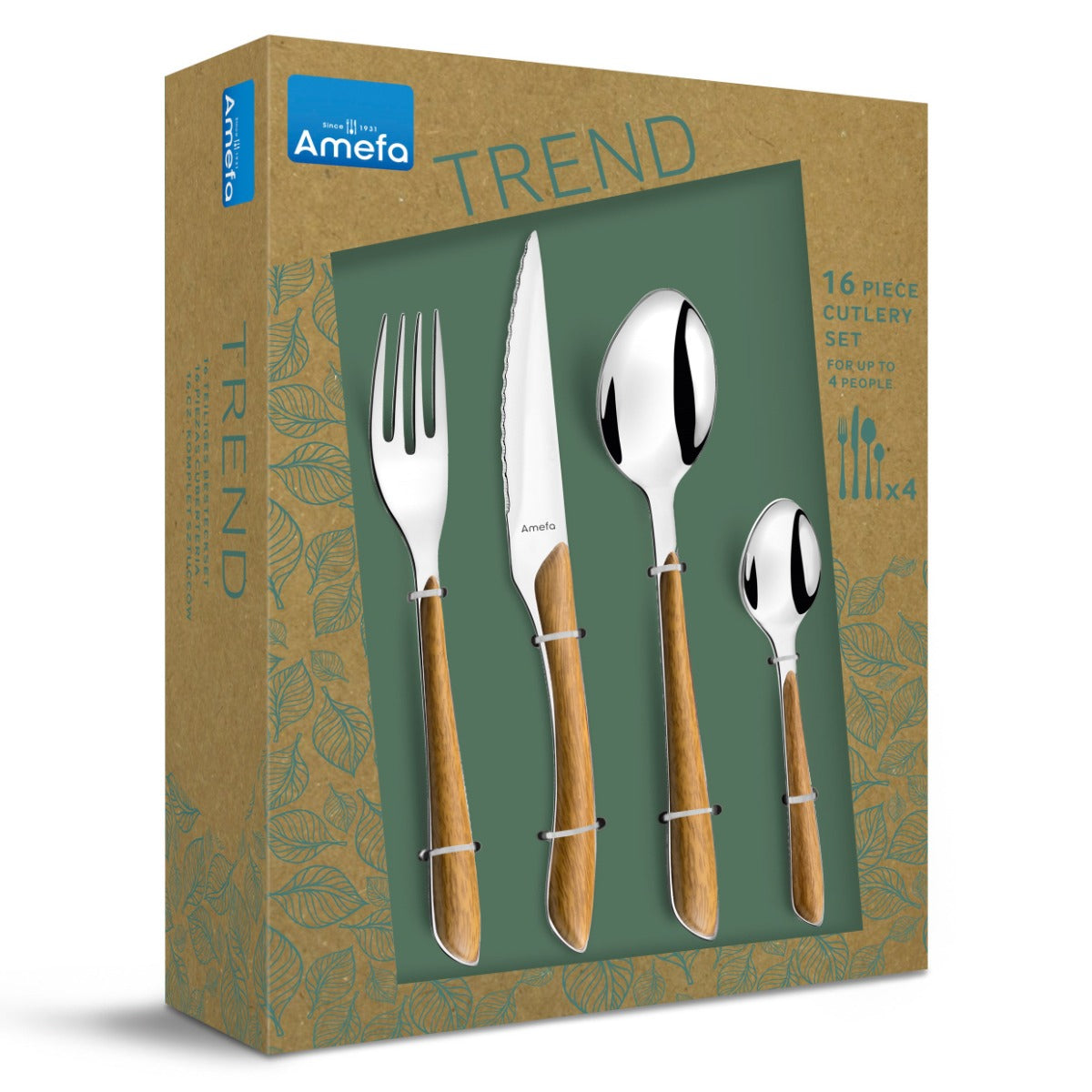 Eclat Bestickset 16-Delar Natur