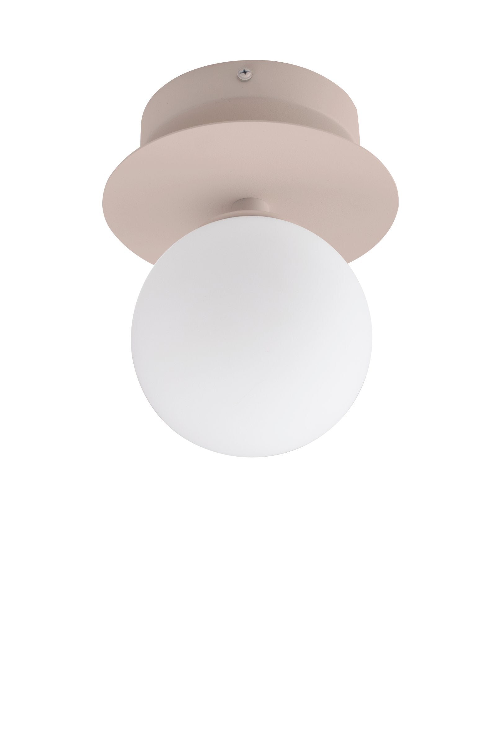 Vägglampa/Plafond Art Deco IP44 Mud/Vit
