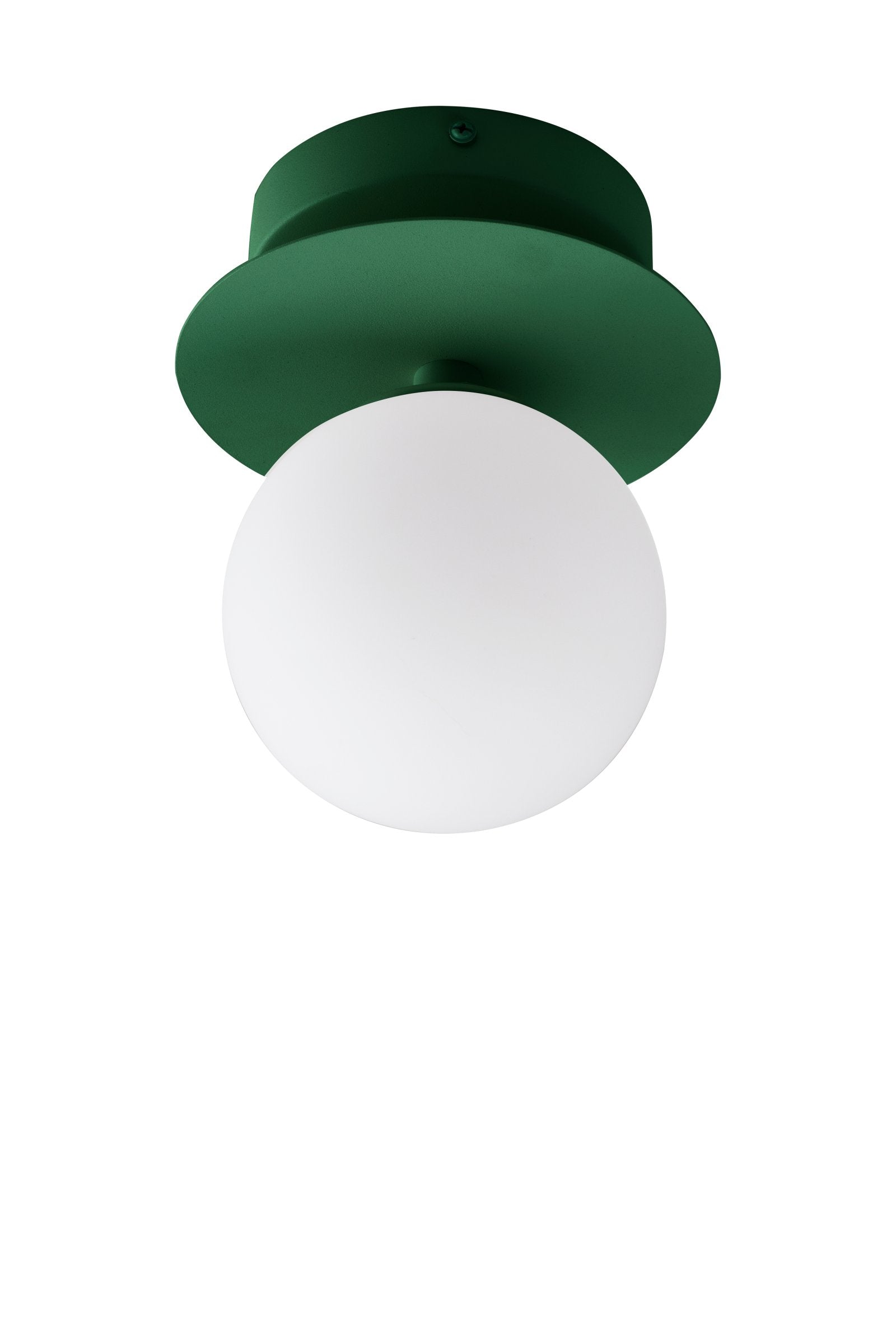 Vägglampa/Plafond Art Deco IP44 Grön/Vit