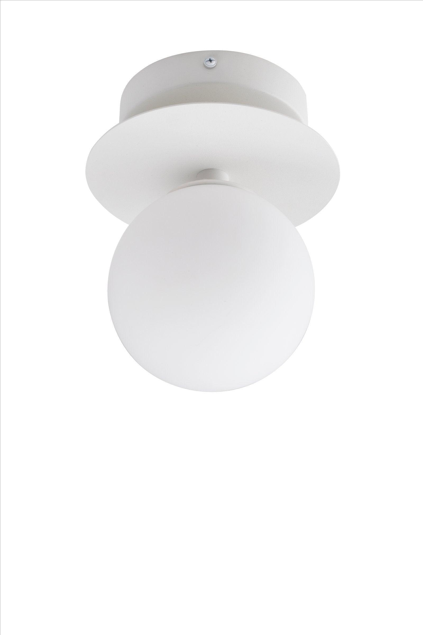 Vägglampa/Plafond Art Deco IP44 Vit