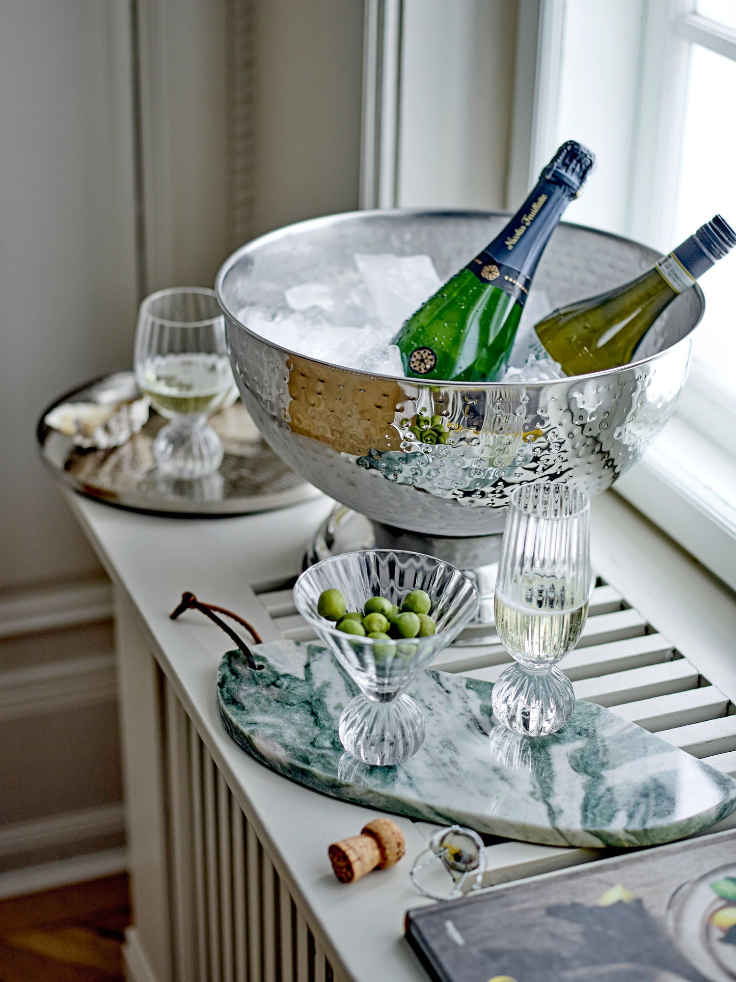 Kaluka Champagnekylare, Silver