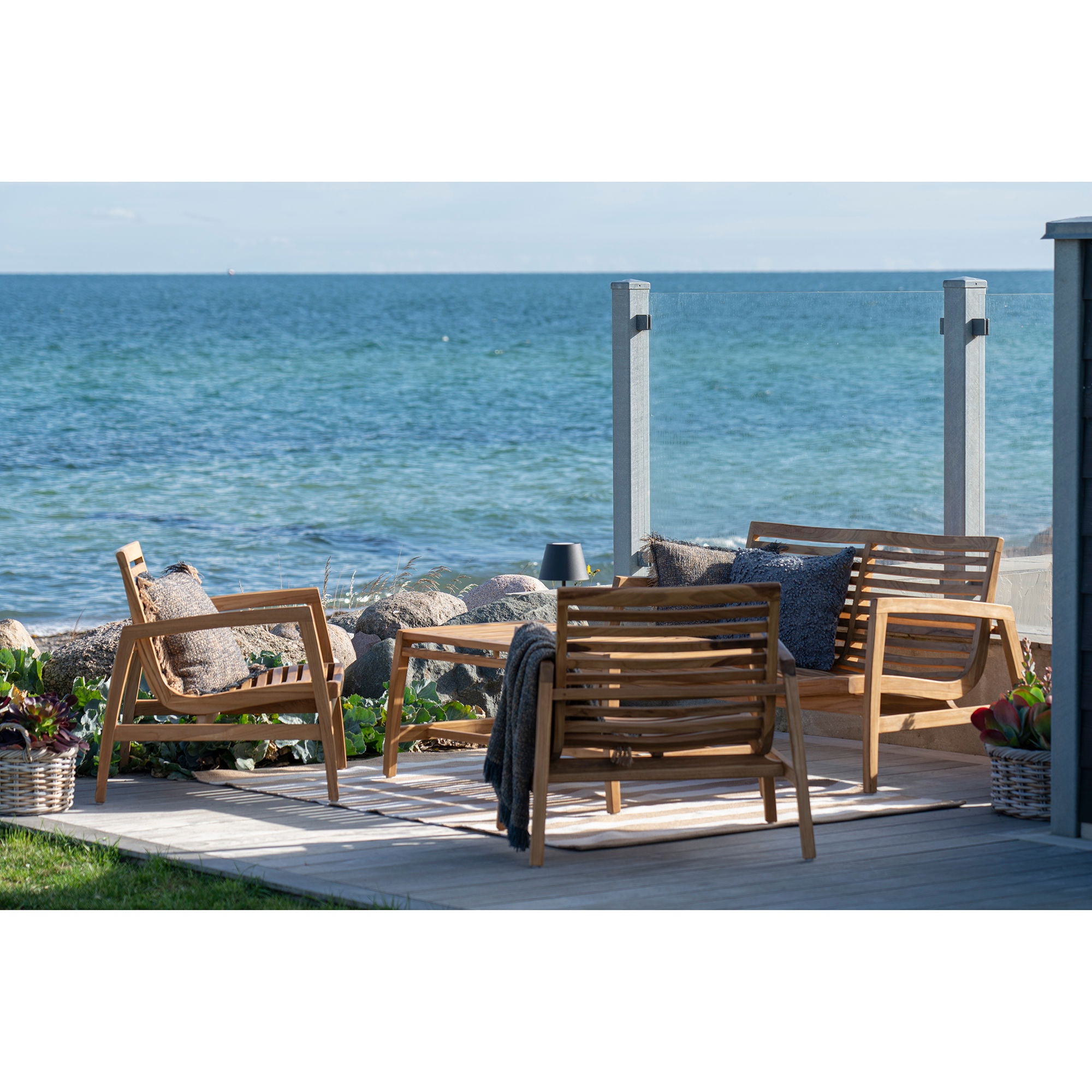 Santander loungeset, Teak