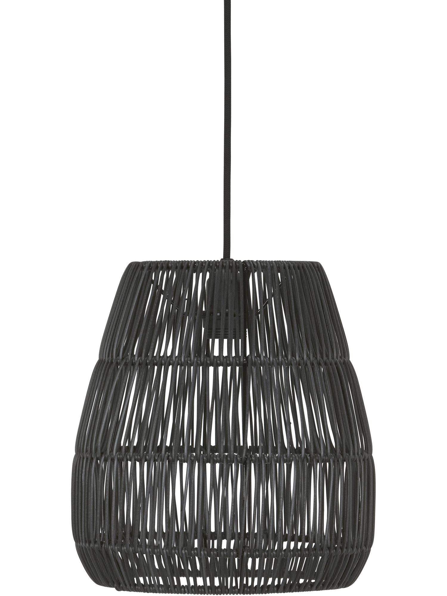 Saigon Taklampa Svart 28cm