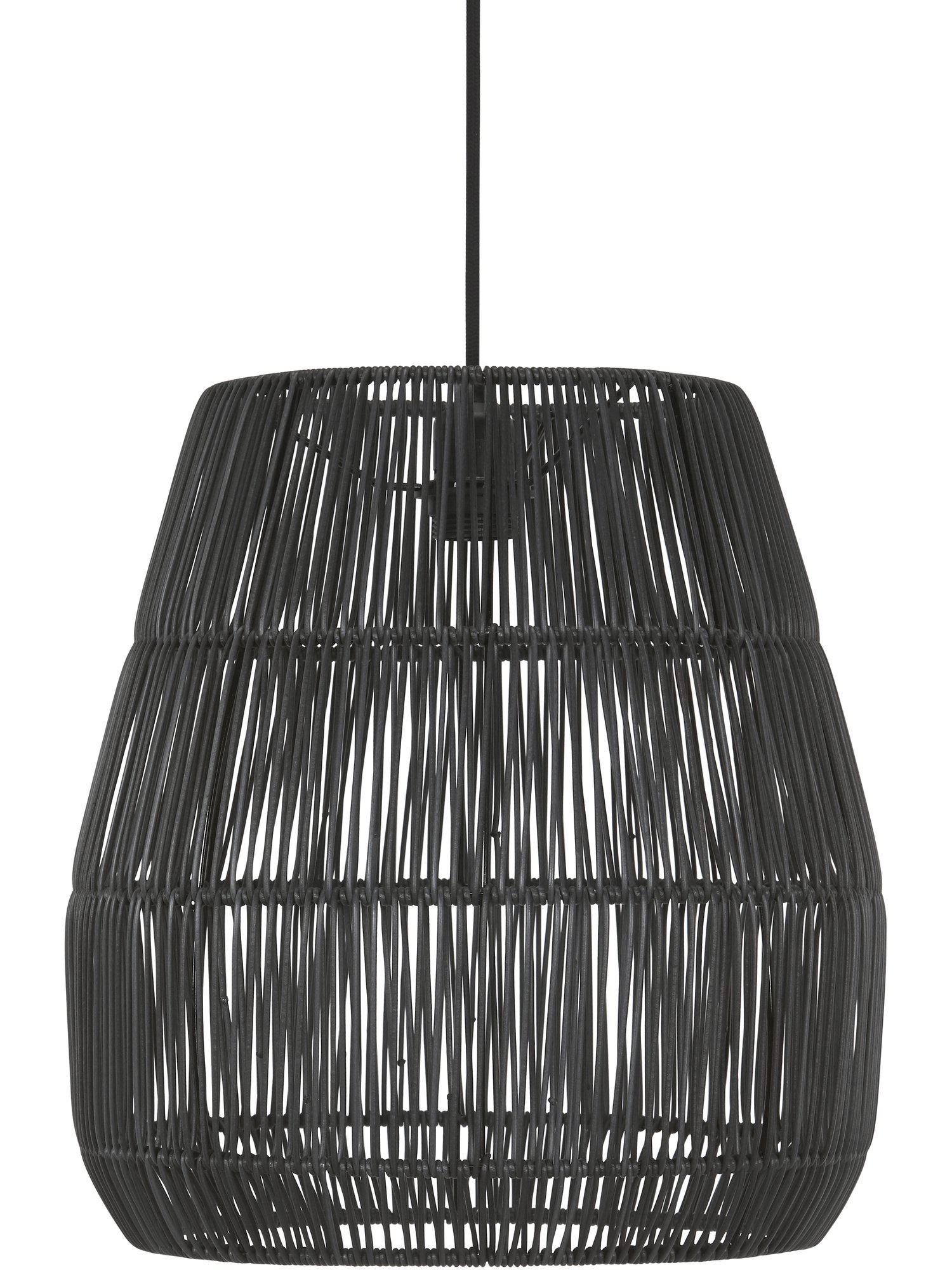 Saigon Taklampa Svart 38cm