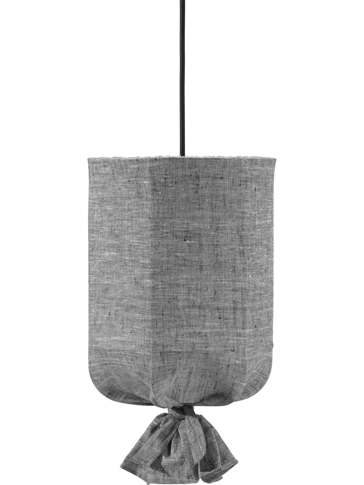 Pak. Round Outdoor Lin Grå/Svart 30cm