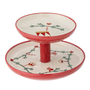 Yule Kakfat Etagere, Röd