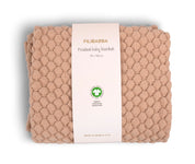 Stickad Babyfilt, Ivory Cream