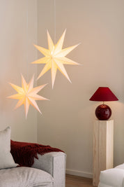 Bordslampa Iris 35 Burgundy