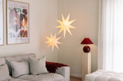 Bordslampa Iris 35 Burgundy