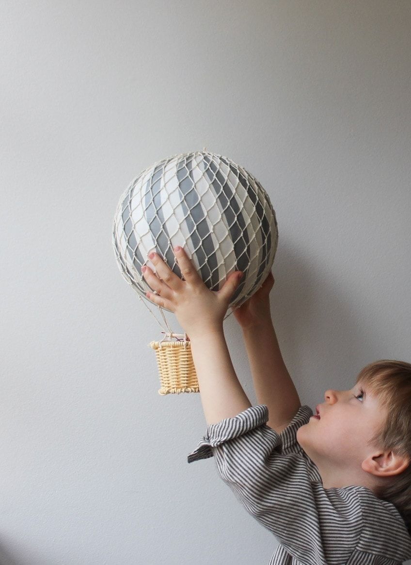 Luftballong 20 cm, Grå