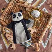 Flynn Handdocka 2-Pack, Panda / Lejon