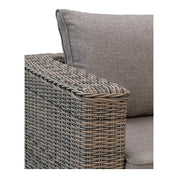 Calvi loungeset, Kubu / Grå