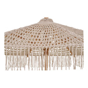 Martos stickad parasoll, Beige