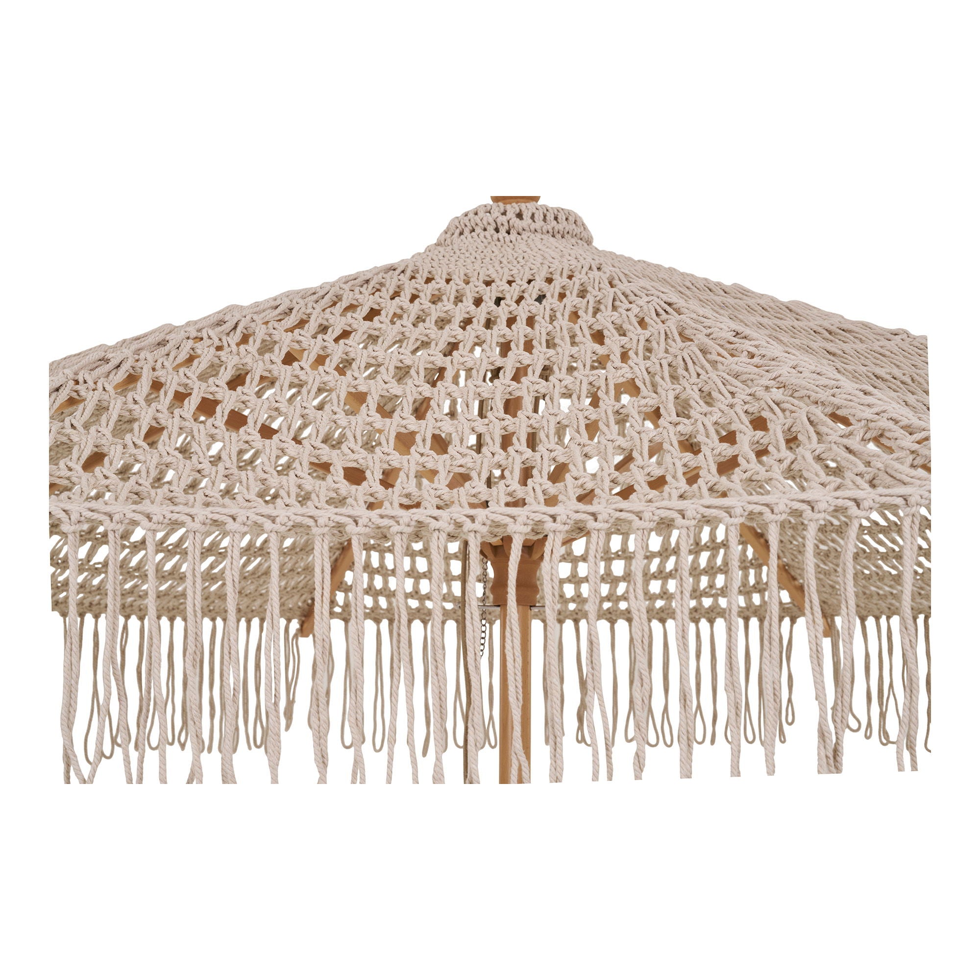 Martos stickad parasoll, Beige