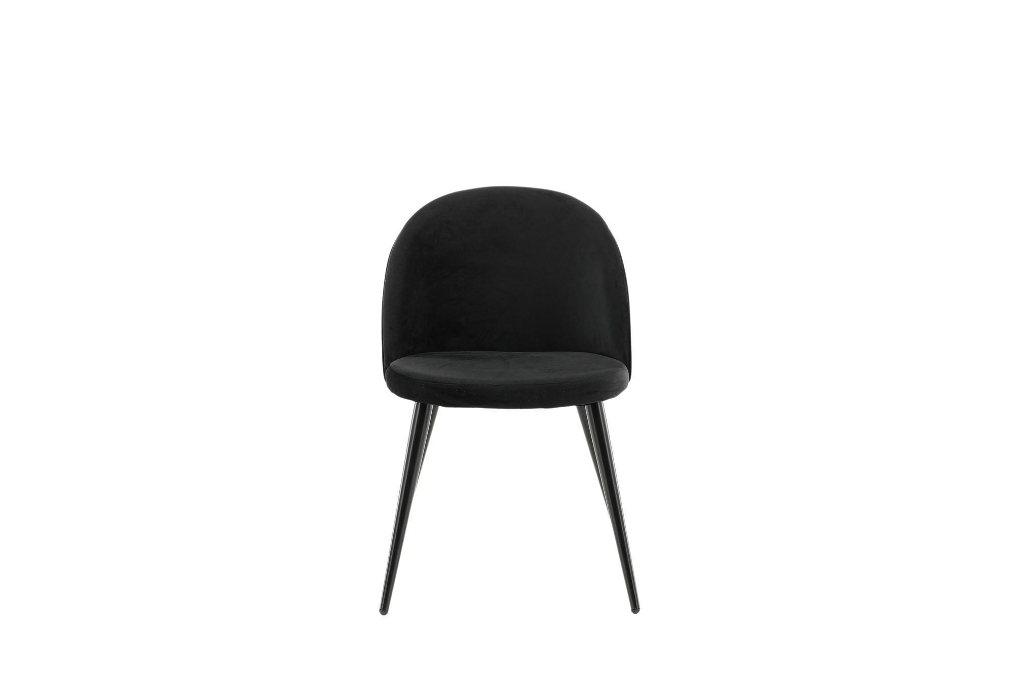 Vinga Matstol Sammet Svart, 2-Pack