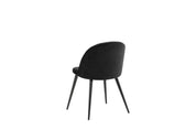 Vinga Matstol Sammet Svart, 2-Pack