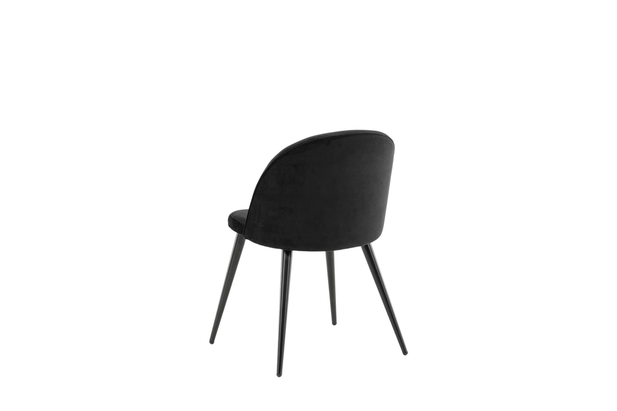 Vinga Matstol Sammet Svart, 2-Pack