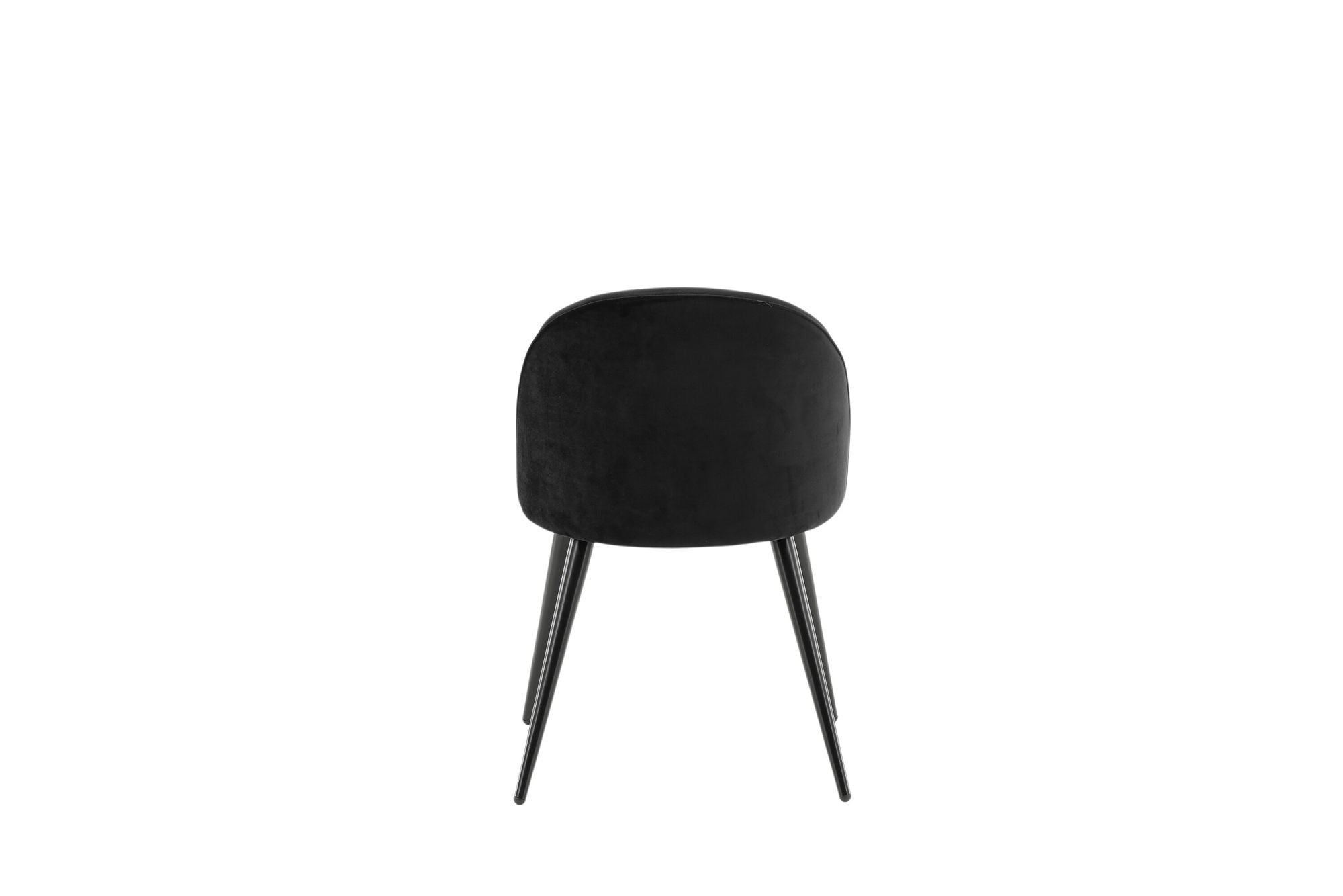 Vinga Matstol Sammet Svart, 2-Pack