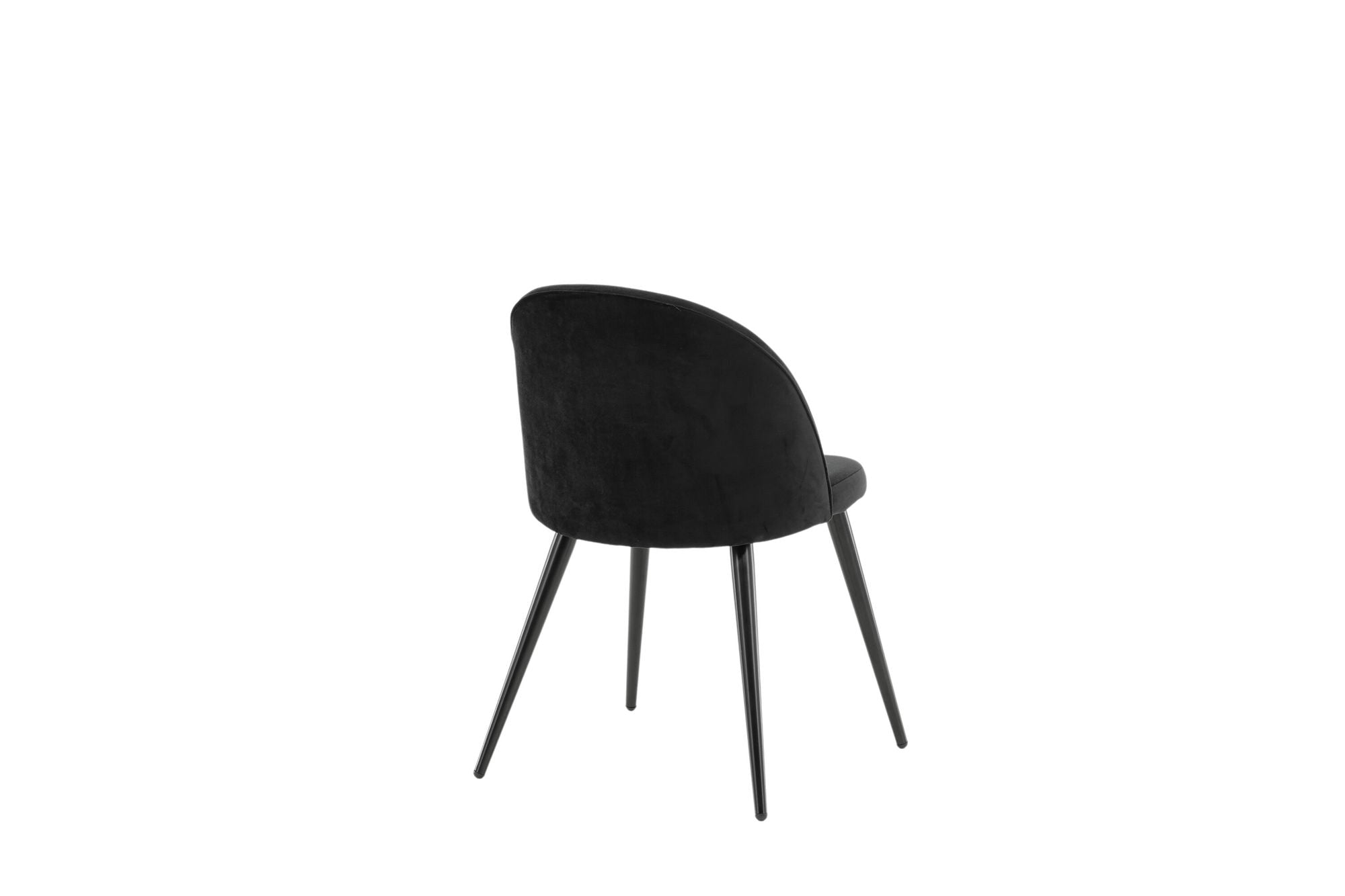 Vinga Matstol Sammet Svart, 2-Pack