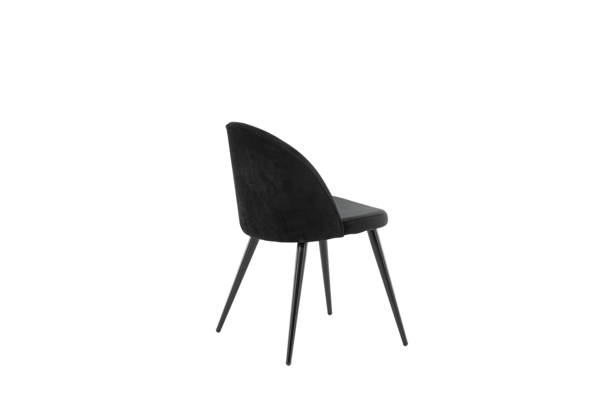 Vinga Matstol Sammet Svart, 2-Pack