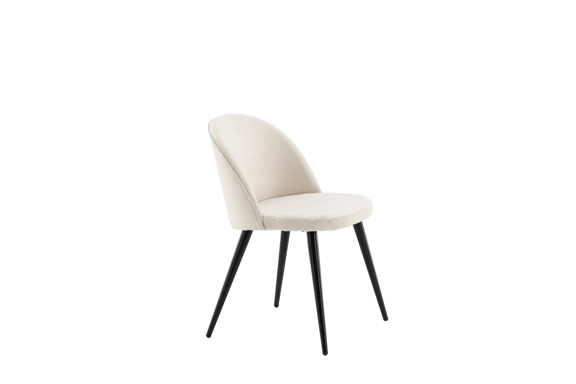 Vinga Matstol Sammet Beige, 2-Pack