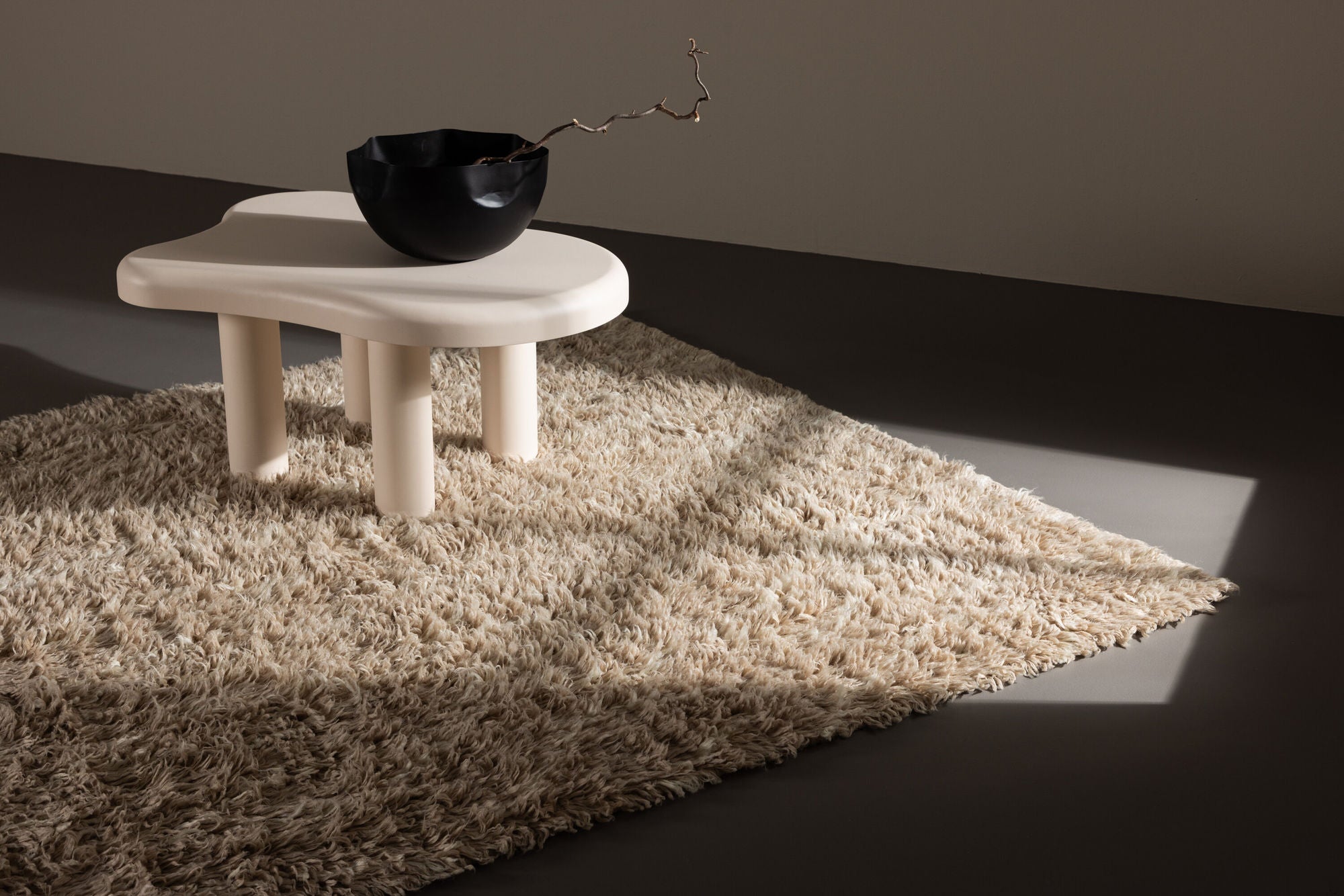 Leiko Ullmatta 200x300, Beige