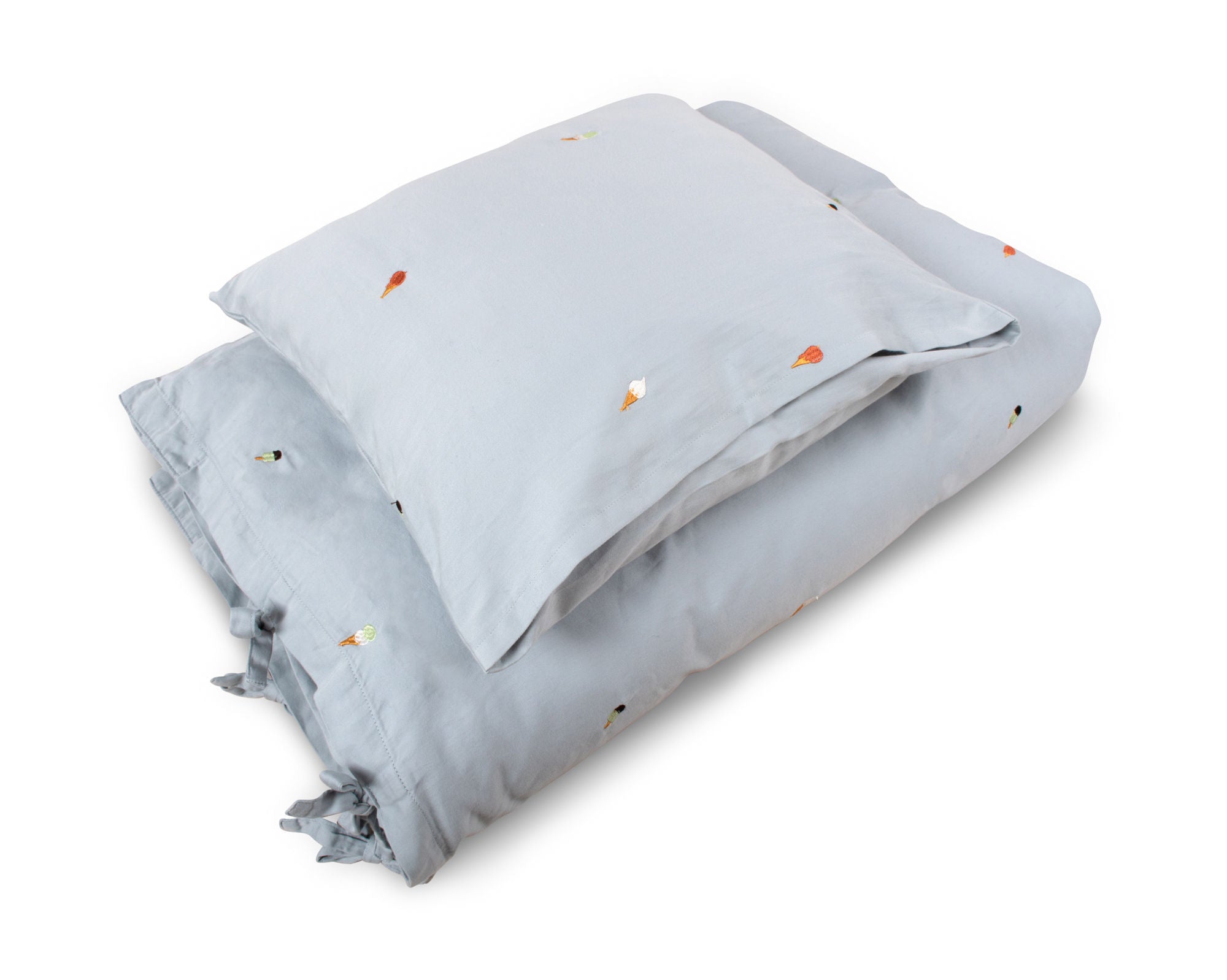 Påslakanset Junior 100x140, Pearl Blue