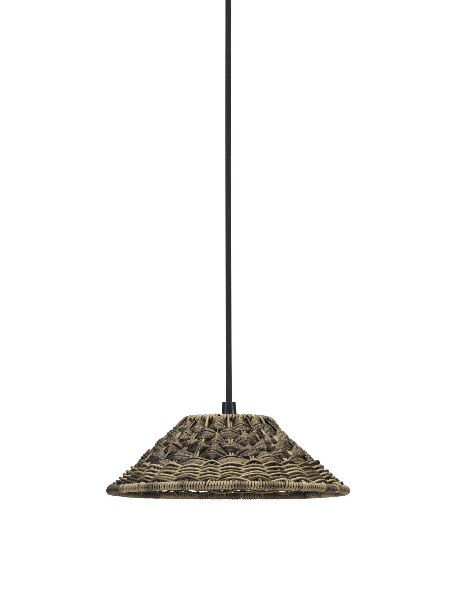 Lisen Taklampa Brun natur 27cm