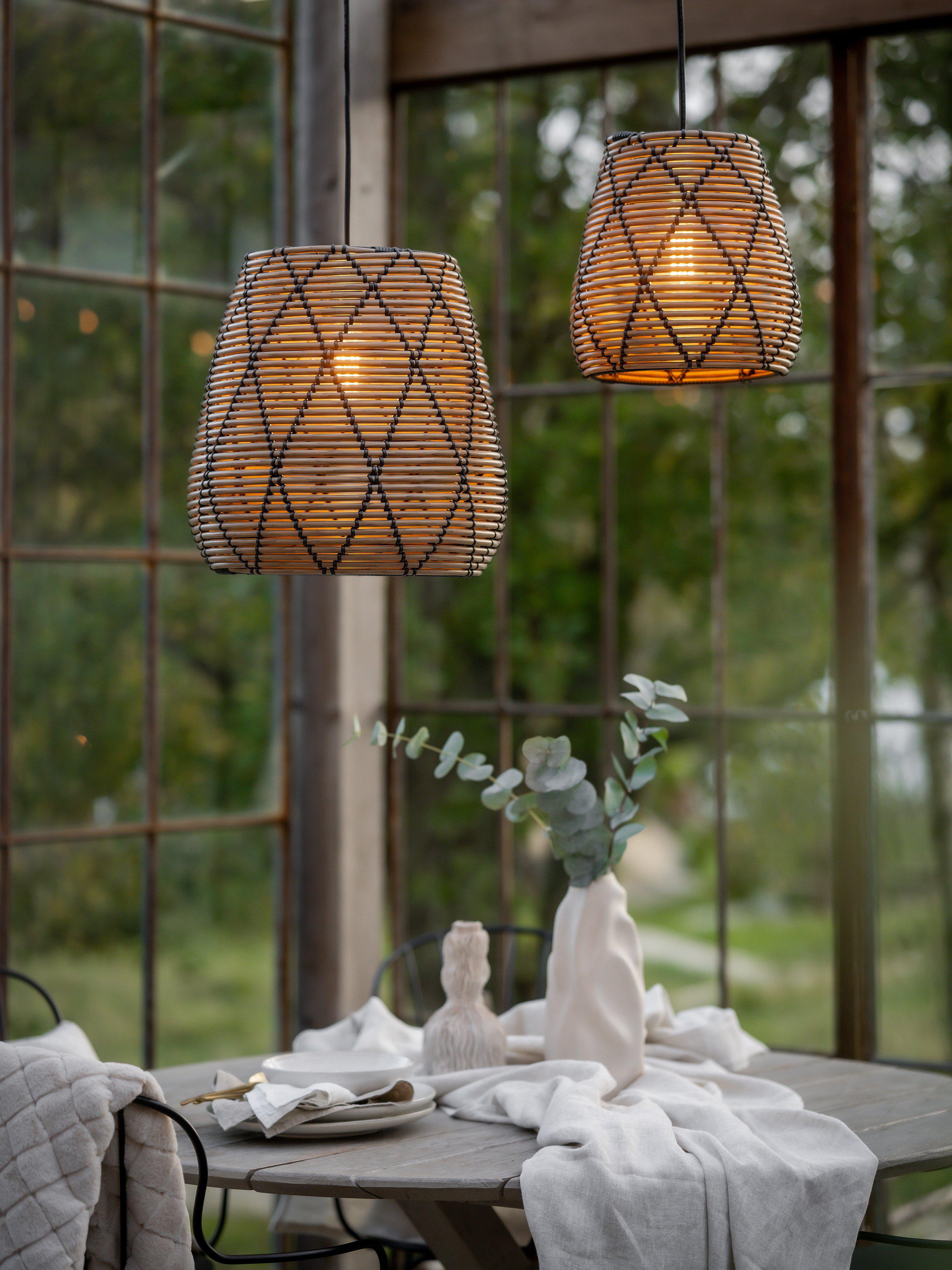 Lollo Taklampa Natur/svart 28cm