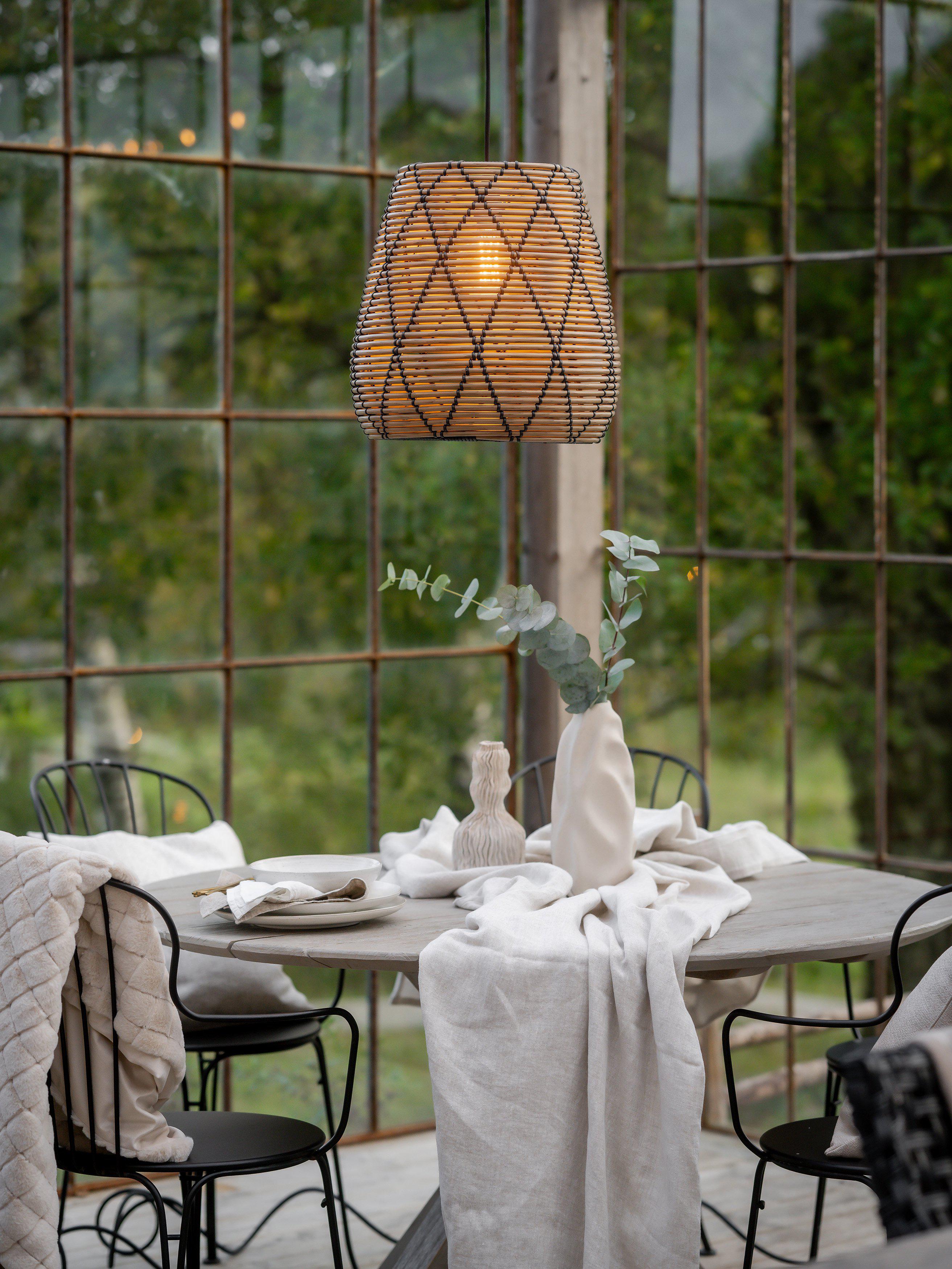 Lollo Taklampa Natur/svart 38cm
