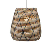 Lollo Takskärm Natur/svart 38cm