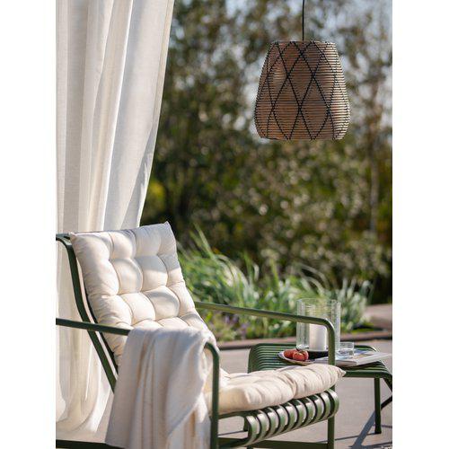 Lollo Takskärm Natur/svart 38cm