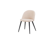 Stitches Matstol Beige Sammet, 2-Pack