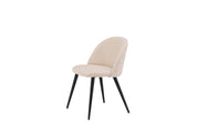 Stitches Matstol Beige Sammet, 2-Pack