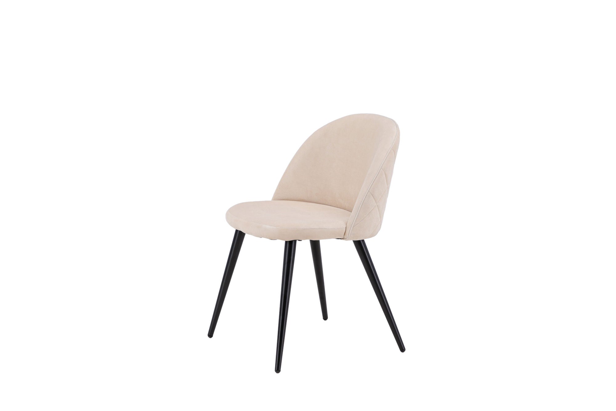 Stitches Matstol Beige Sammet, 2-Pack