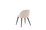 Stitches Matstol Beige Sammet, 2-Pack