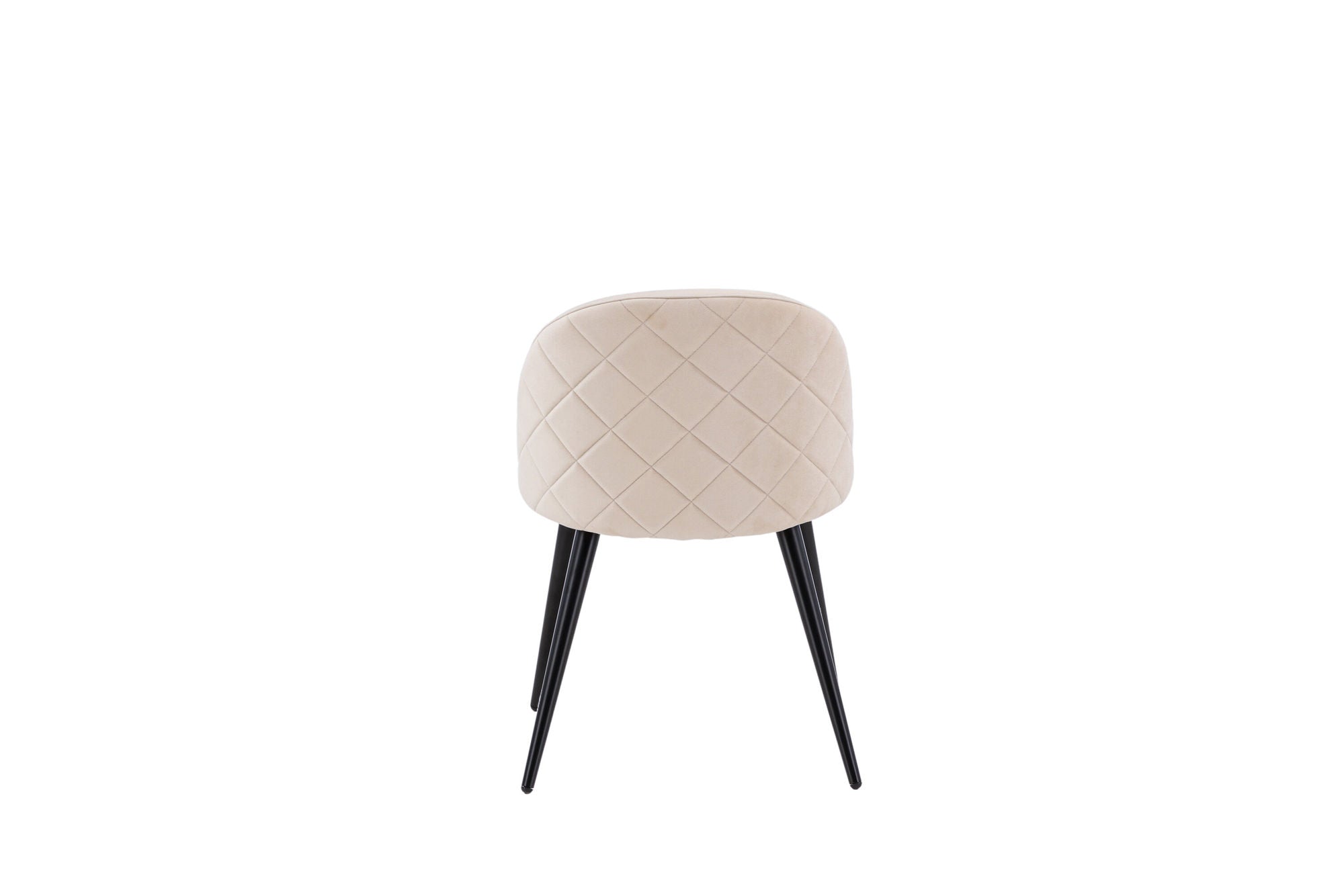 Stitches Matstol Beige Sammet, 2-Pack