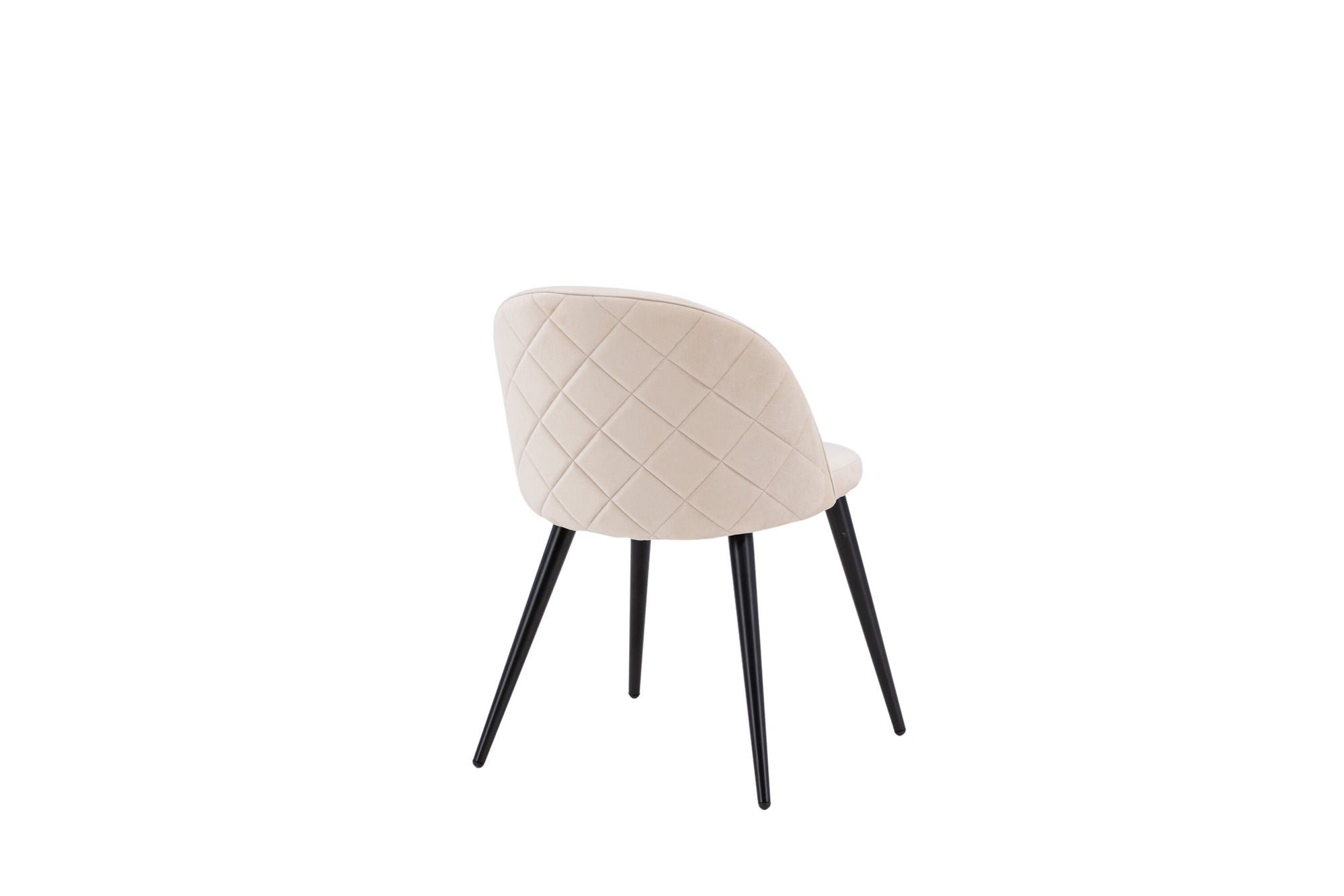 Stitches Matstol Beige Sammet, 2-Pack
