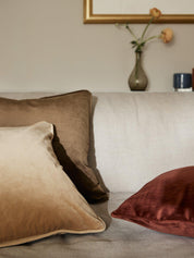 Elise Kuddfodral Brun 45x45cm