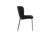 Modesto Matstol Bouclé, Svart 2-Pack