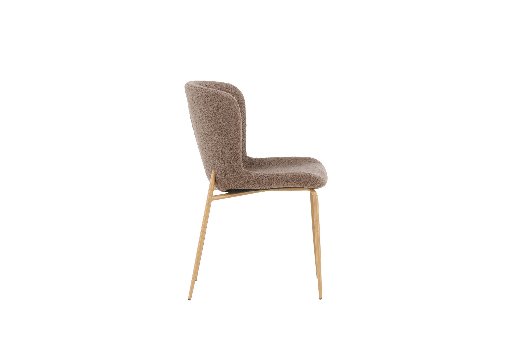 Modesto Matstol Bouclé, Mocca 2-Pack
