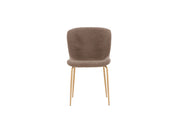 Modesto Matstol Bouclé, Mocca 2-Pack