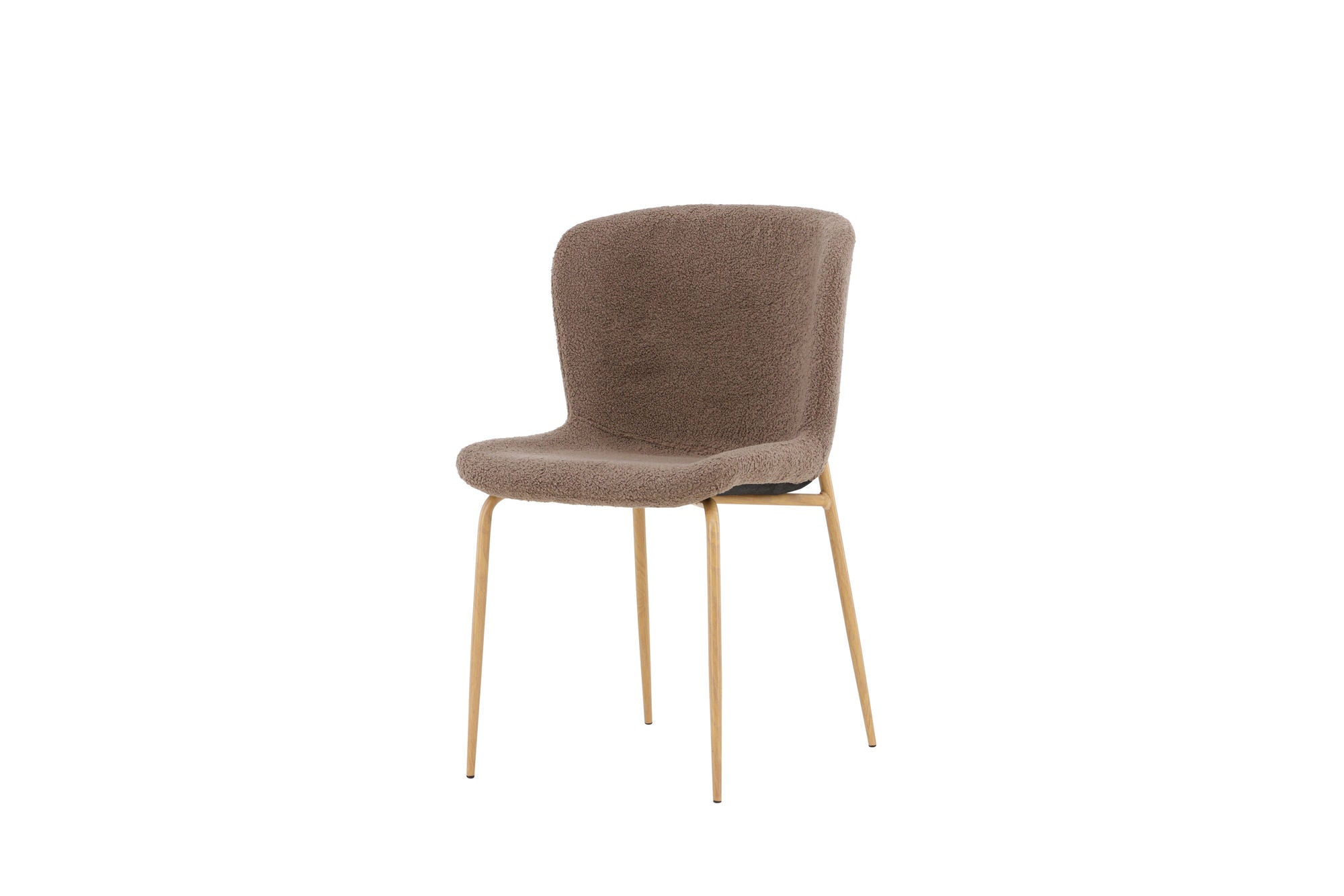 Modesto Matstol Bouclé, Mocca 2-Pack