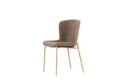 Modesto Matstol Bouclé, Mocca 2-Pack