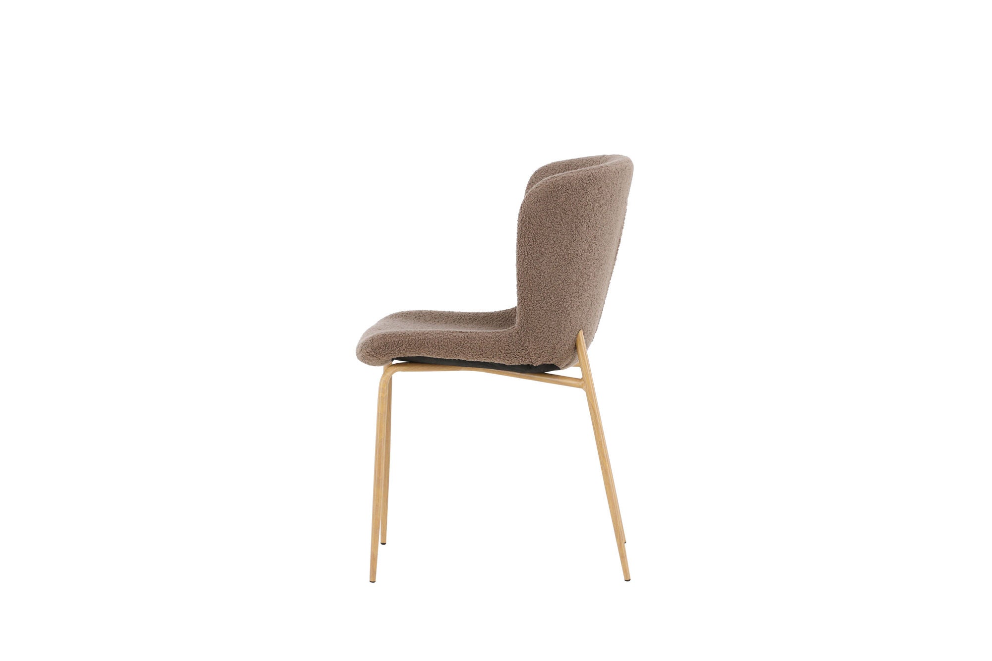 Modesto Matstol Bouclé, Mocca 2-Pack
