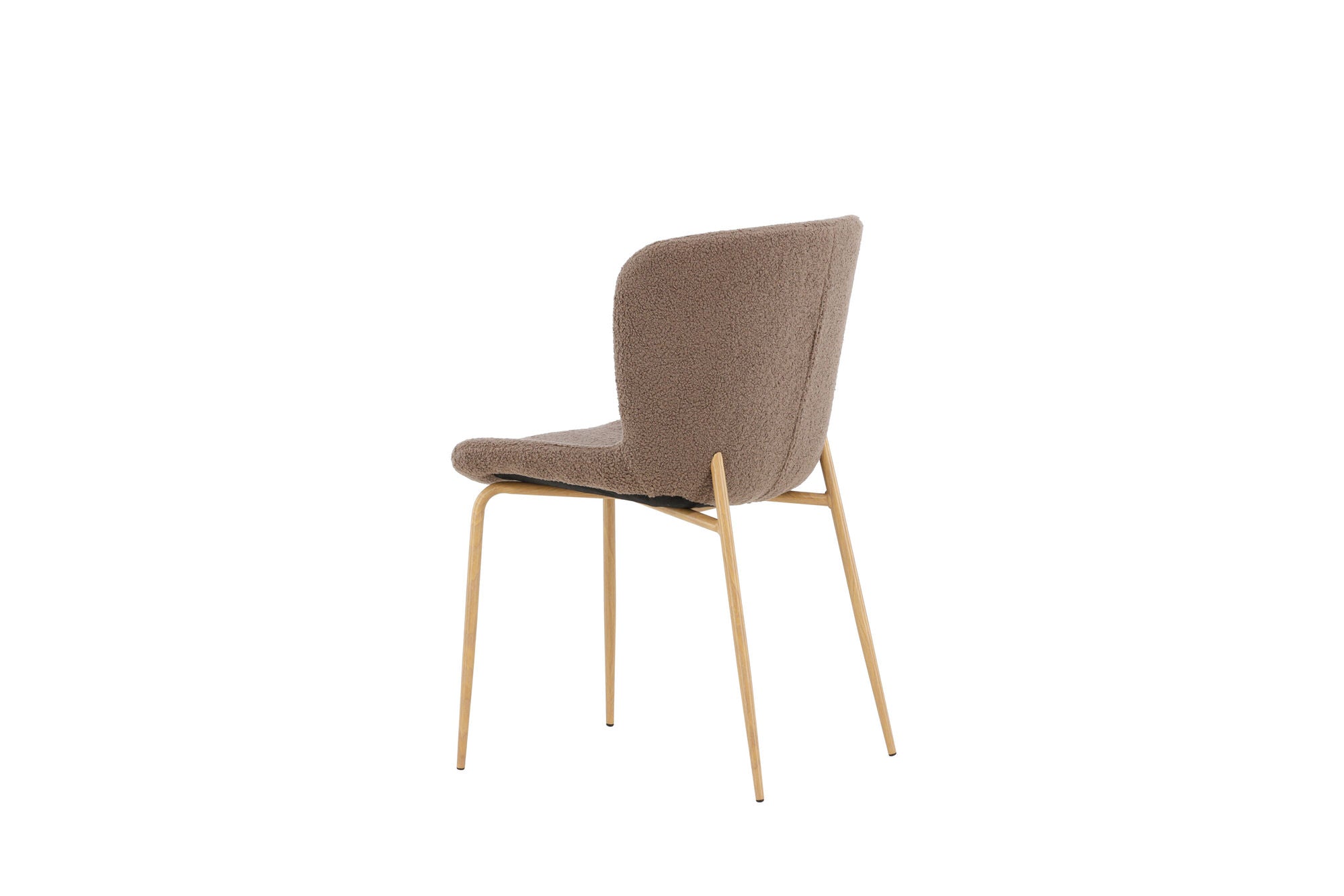 Modesto Matstol Bouclé, Mocca 2-Pack