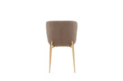 Modesto Matstol Bouclé, Mocca 2-Pack