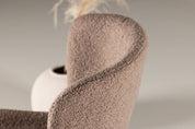 Modesto Matstol Bouclé, Mocca 2-Pack