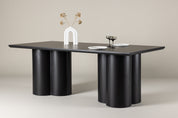 Ester Matbord 100x210cm, Svart
